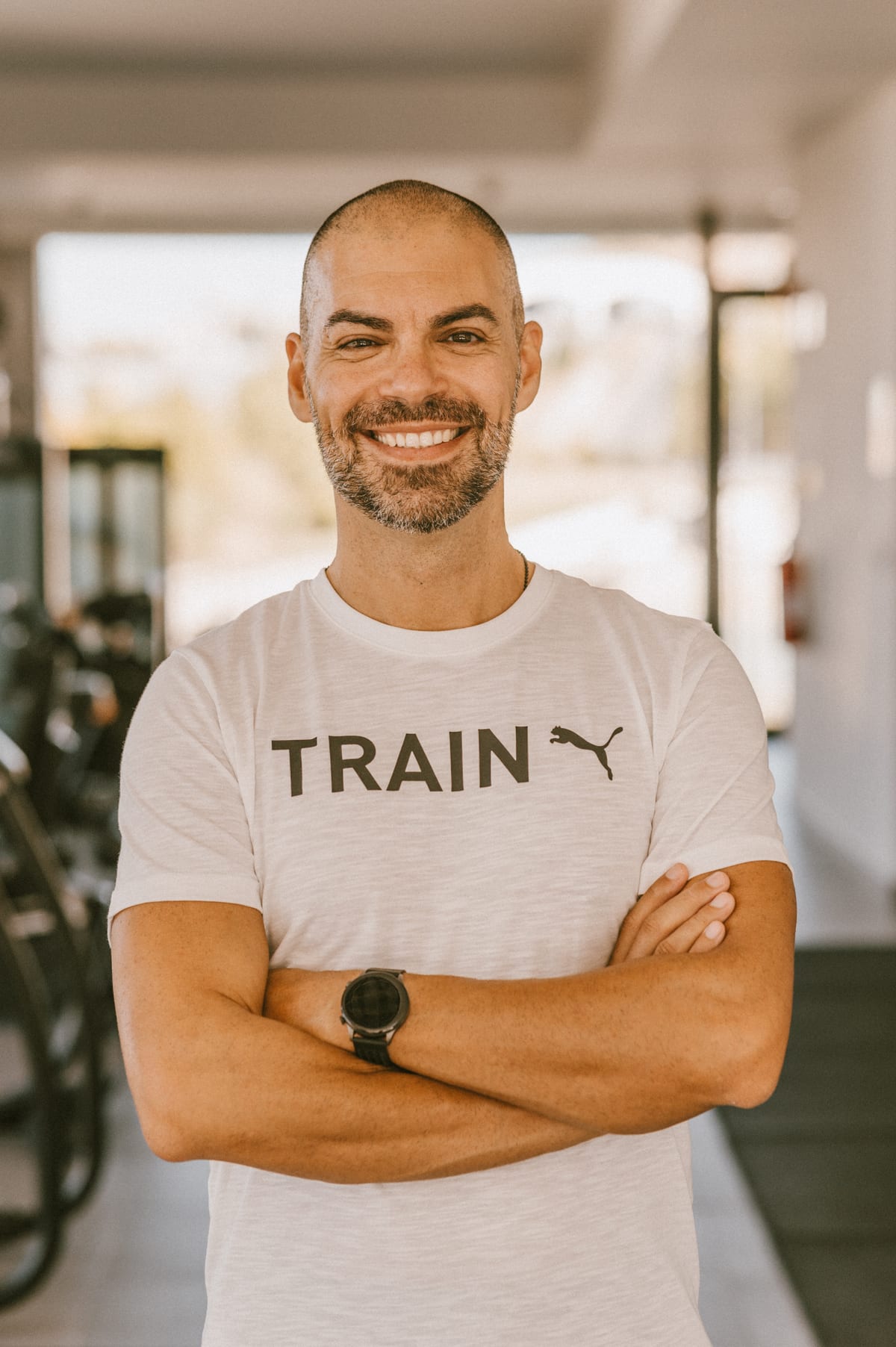 Pedro Sargento em contexto de treino personalizado